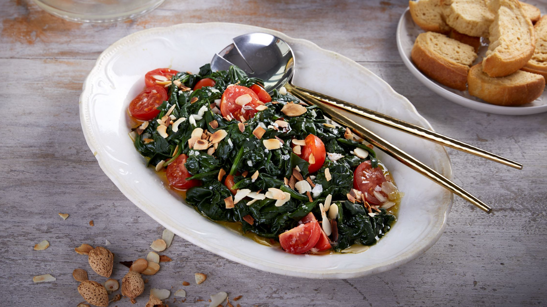 Griechischer Spinatsalat