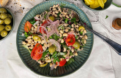 Schwarze Bohnen Gaea Griechischer Salat
