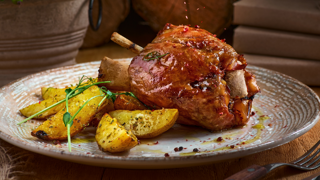 Leckere Schweinekeulen
