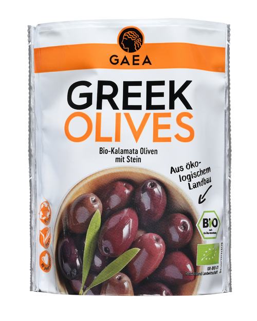 GAEA Bio Kalamata Oliven ohne Stein – ohne Lake