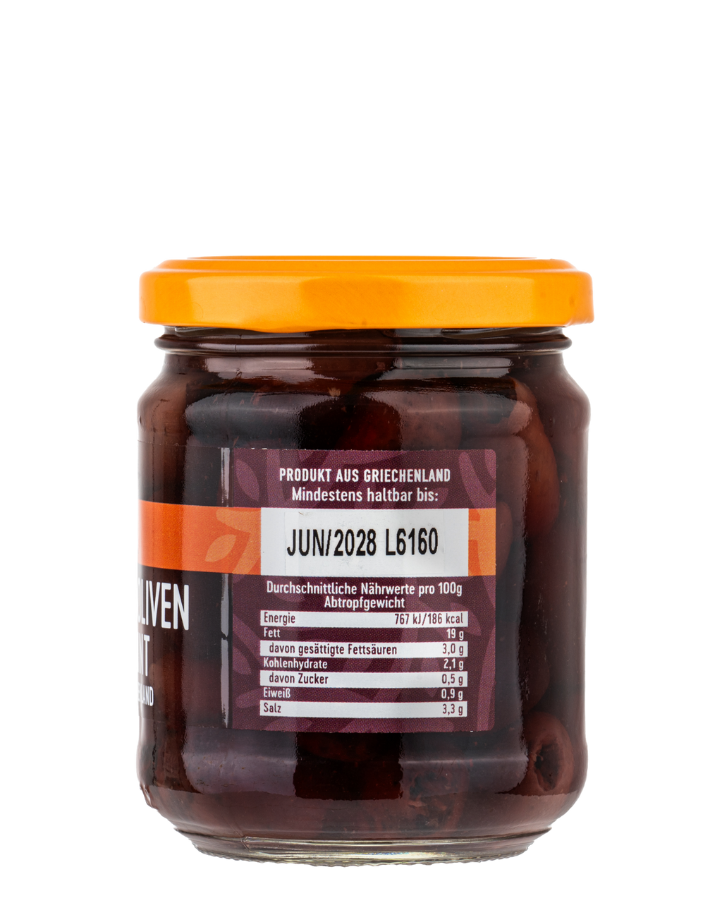 GAEA Kalamata Oliven ohne Stein in Lake - 185g