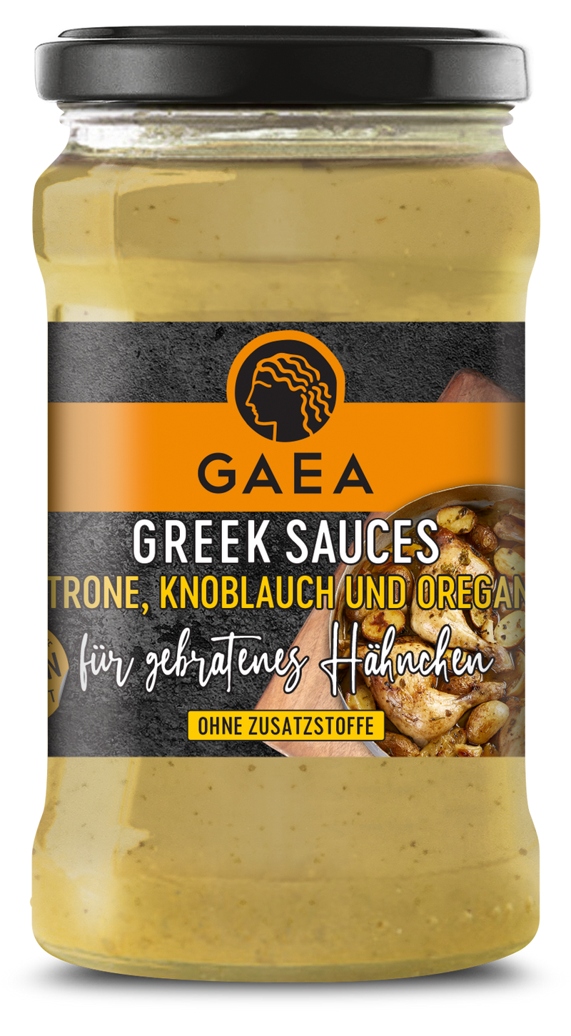 GAEA-Sauce mit Zitrone, Oregano und Knoblauch