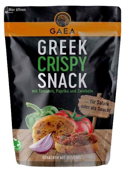 GAEA Crispy snacks mit Tomaten, Paprika und Zwielben (70g)